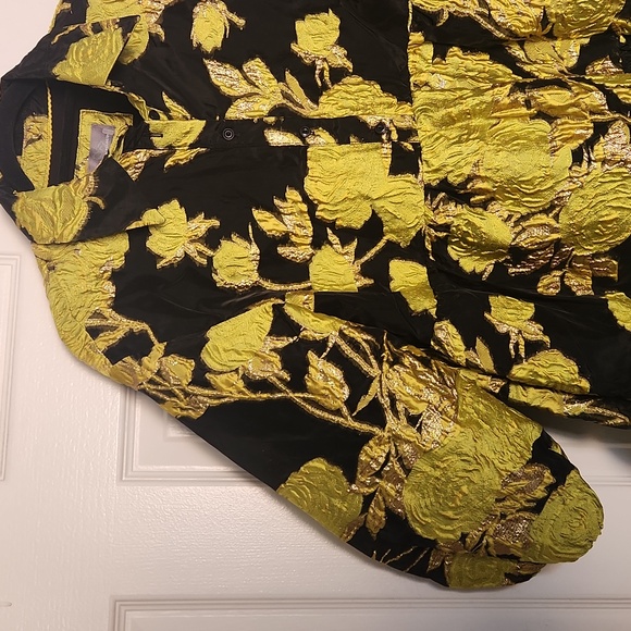 Anthropologie The Bettina Tiered Shirt Dress Minu Jacquard Edition Small - Picture 6 of 10